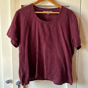 FLAX linen tee